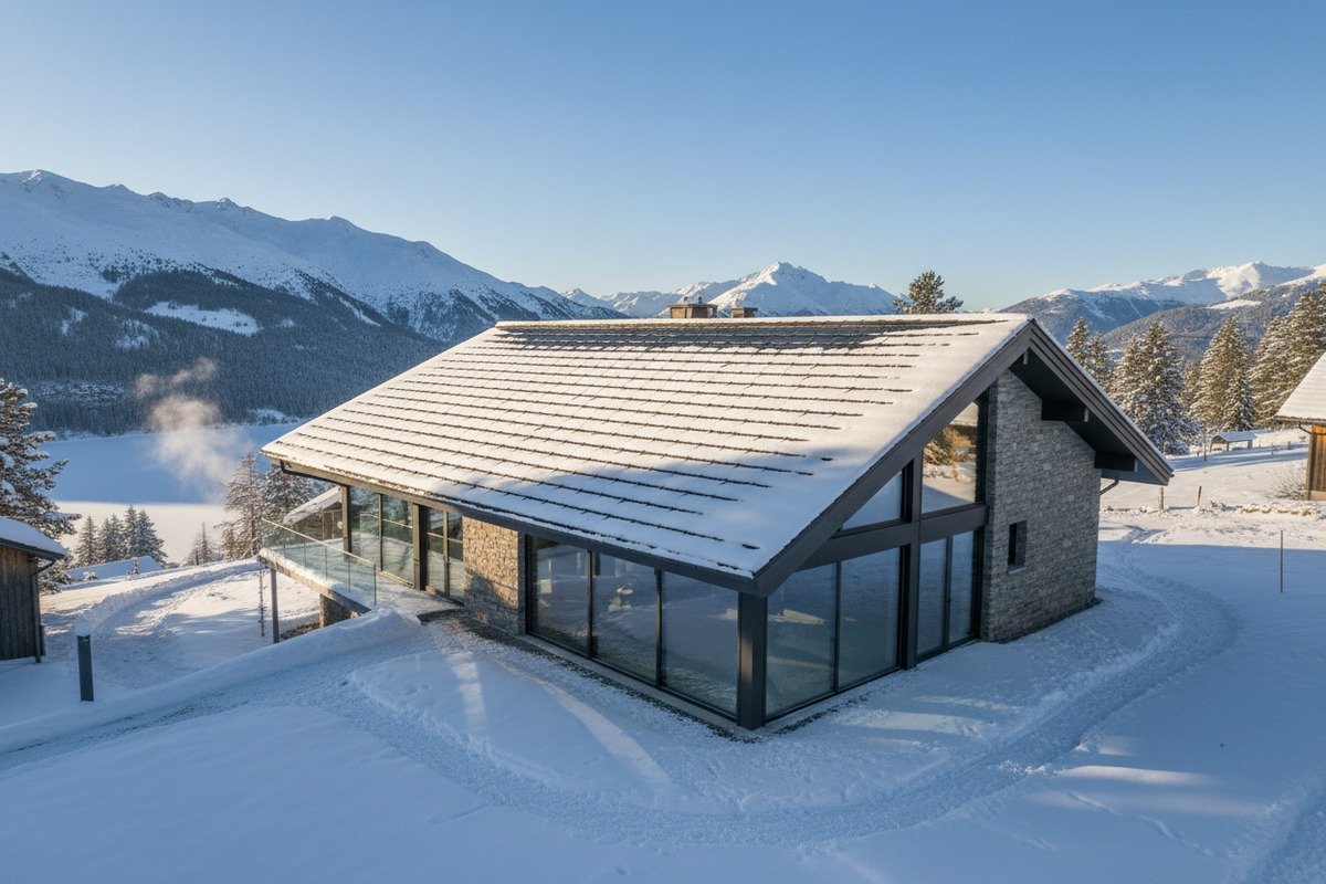 Solar shingles with high load-bearing and wind resistance for European climates (ID#3)