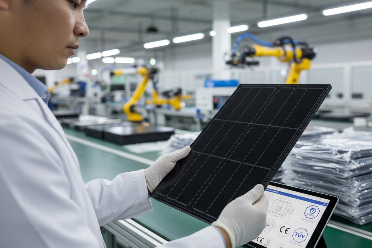 EU certifications required for sourcing solar roof shingles from Chinese manufacturers (ID#1)