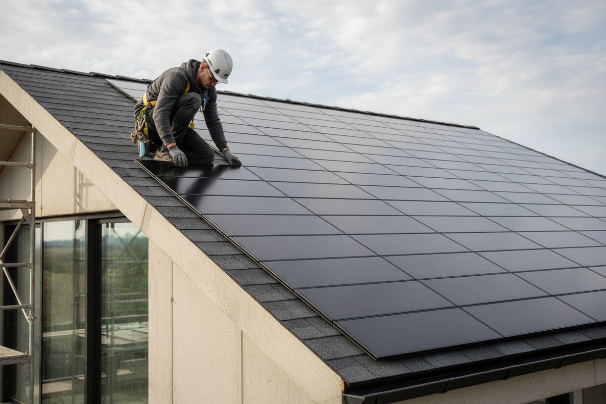 Breakdown of total VAT and import tax costs for solar shingles from China (ID#3)