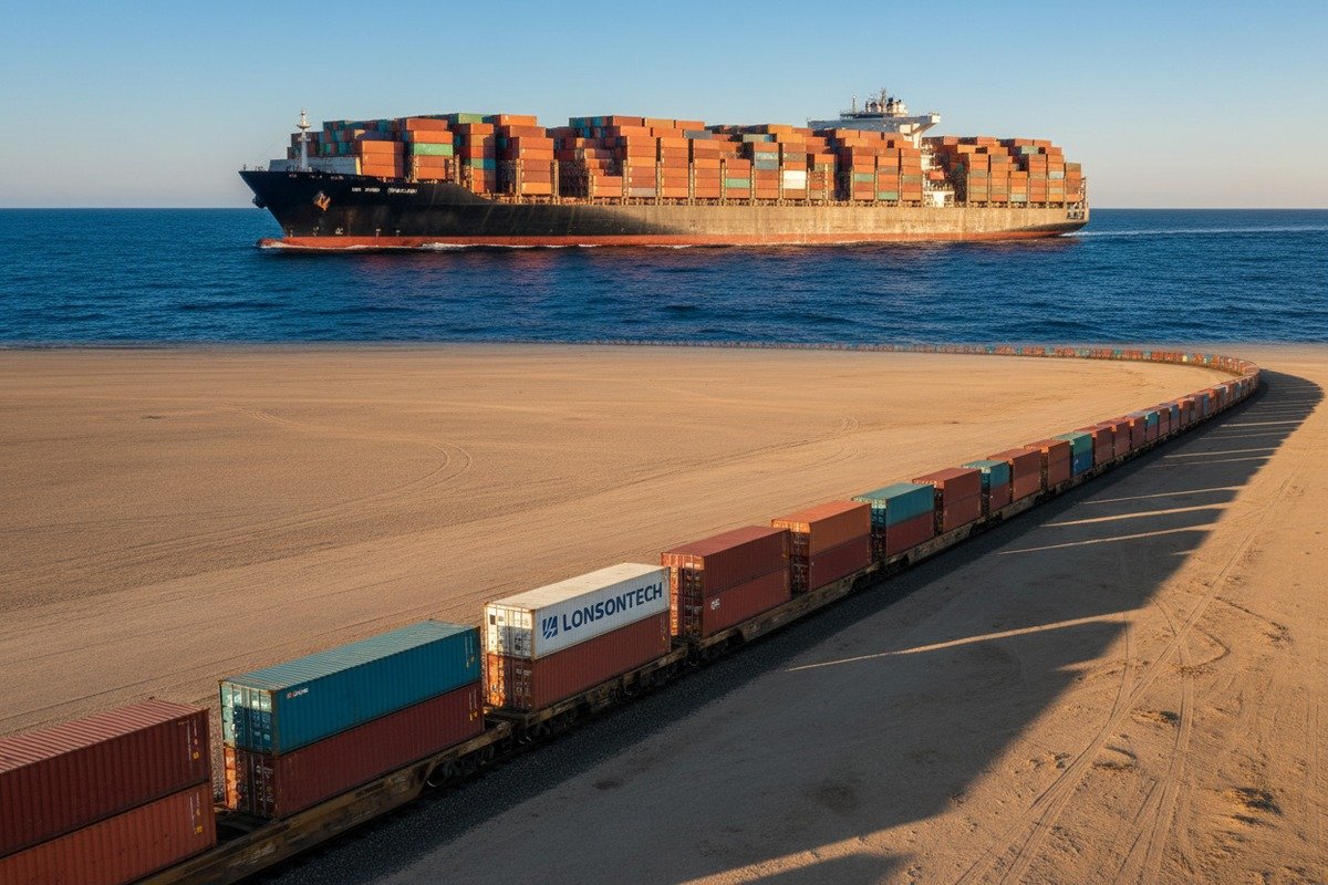 Comparing sea freight and rail transport costs for bulk solar shingle shipping from China (ID#2)