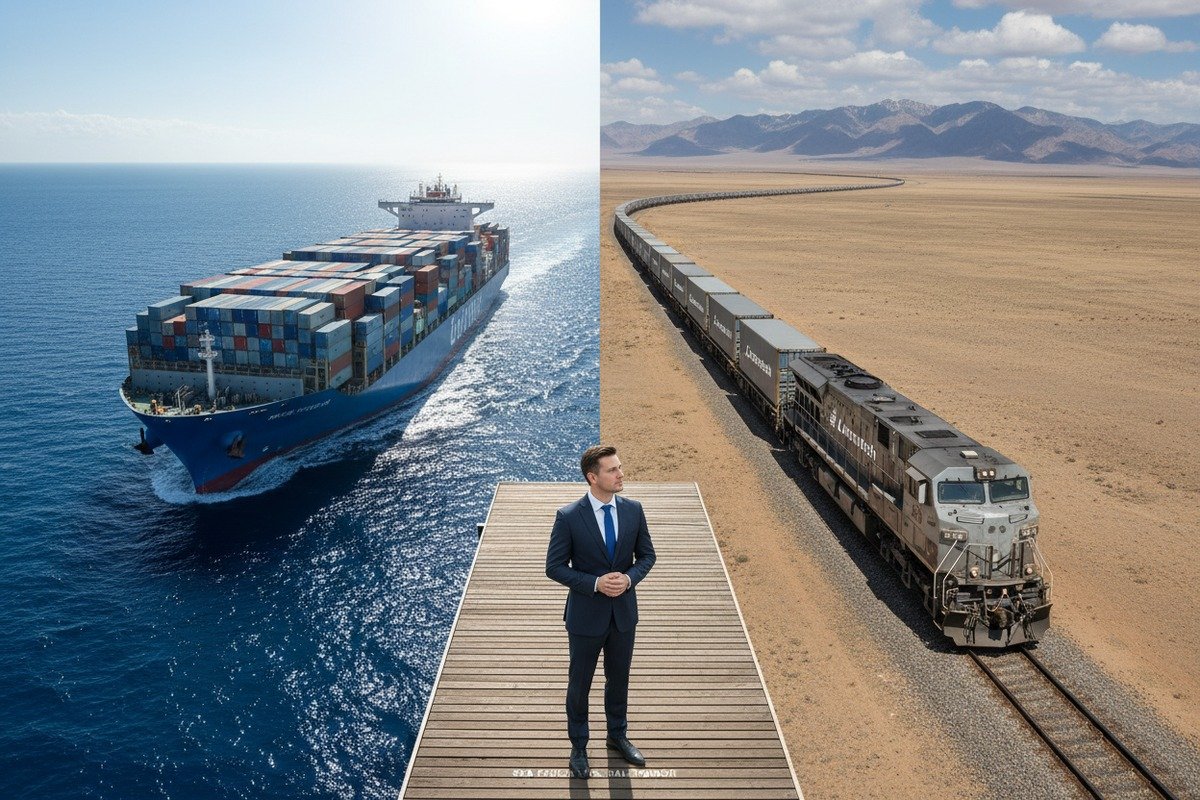 Choosing between sea and rail freight for sourcing solar roof shingles from China (ID#1)
