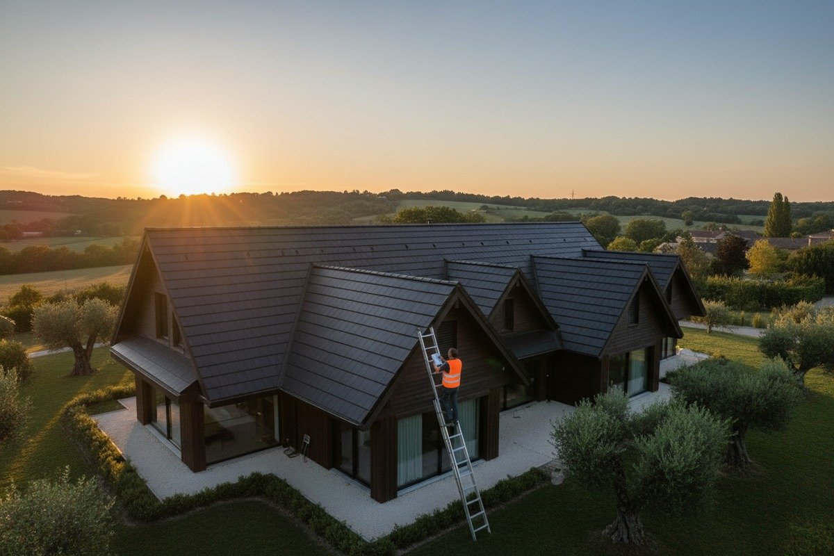 Ensuring solar roof tiles meet BROOF(t4) classification to protect project fire insurance policies (ID#5)