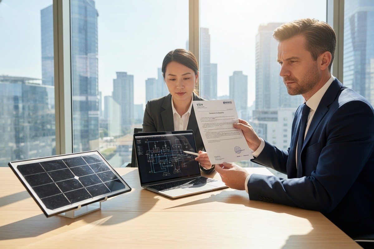 Durable solar connectors tested for 25-year warranty compliance and UV exposure resistance (ID#4)
