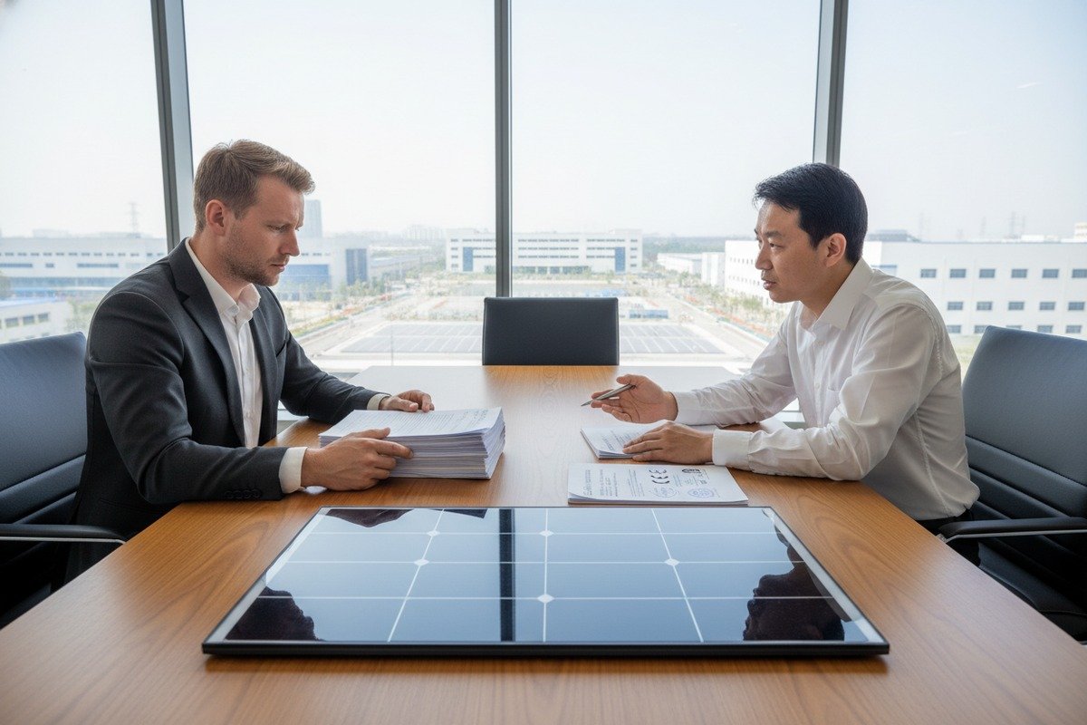 Verifying EU battery and waste compliance for solar shingles sourced from Chinese manufacturers (ID#1)