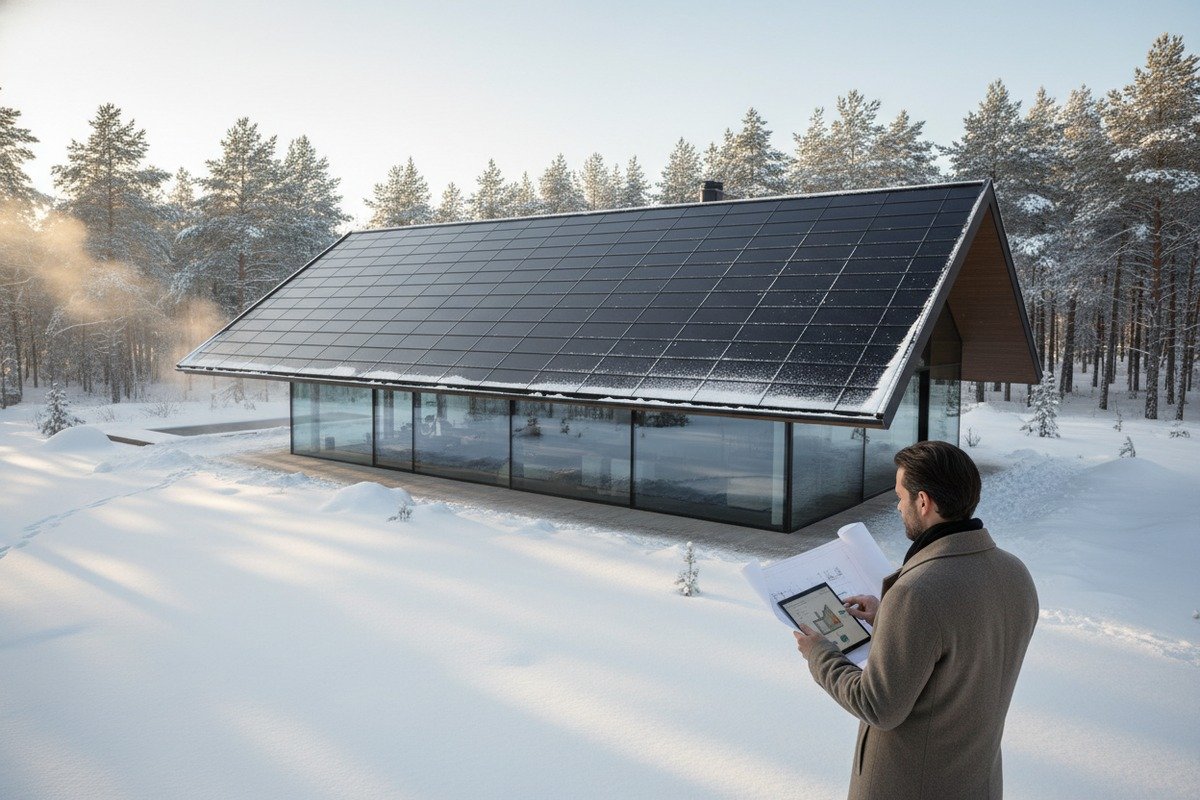 Comparing solar roof shingle performance for cold European climates across different suppliers (ID#1)