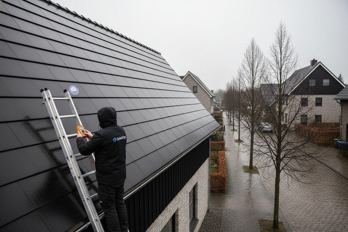 TUV and CE reports showing low-light performance data for winter solar energy yield (ID#3)
