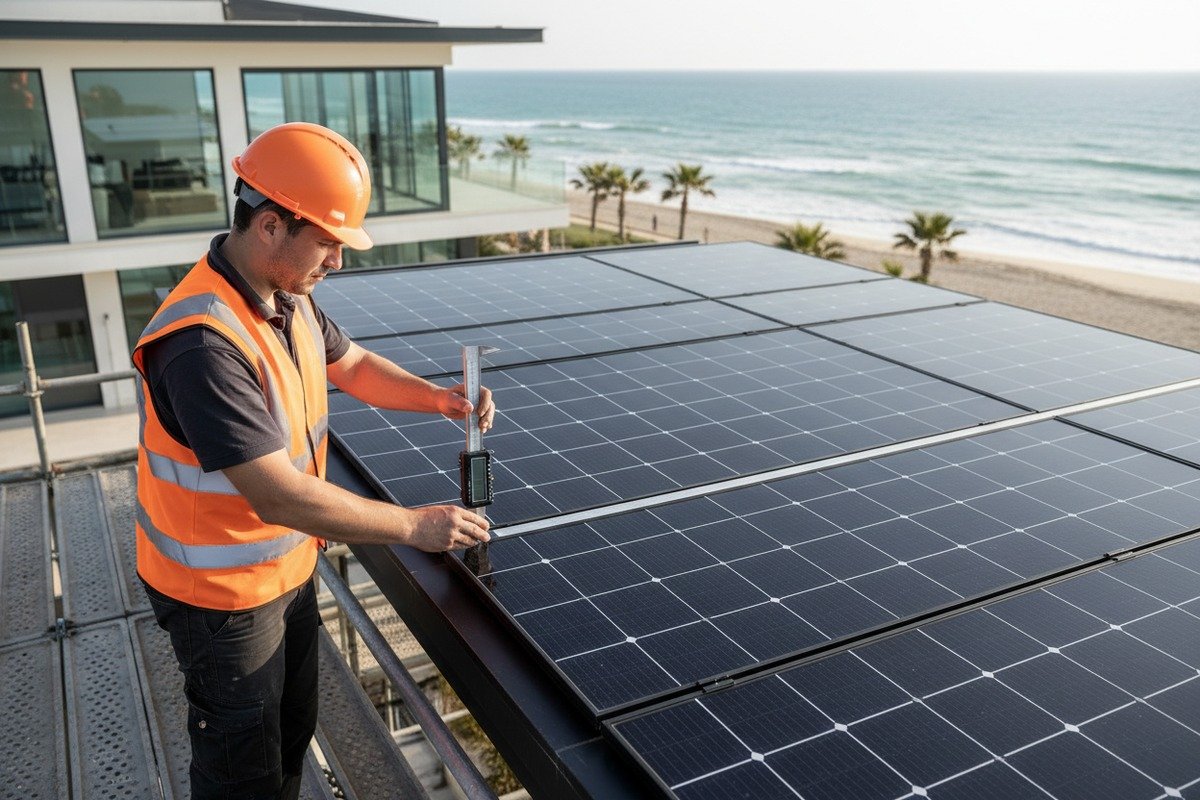 Evaluating solar roof shingle corrosion resistance for salt spray and high humidity environments (ID#1)